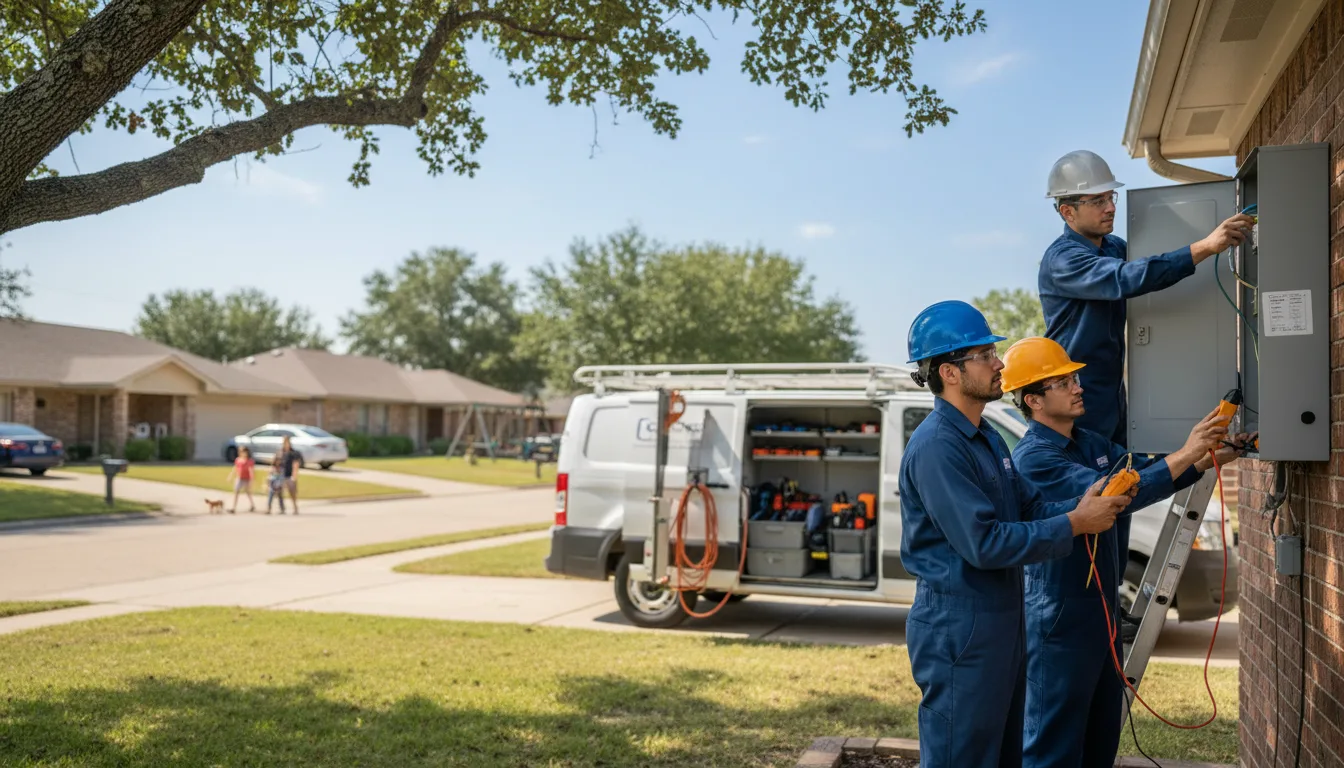 Certified electrician providing emergency electrical services in Steamboat Rock, IA